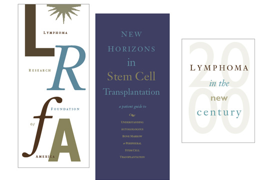 Lymphoma Research Foundation in America Brochure