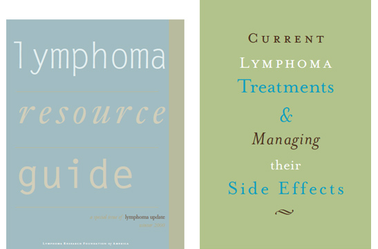 Lymphoma Research Foundation in America Brochure